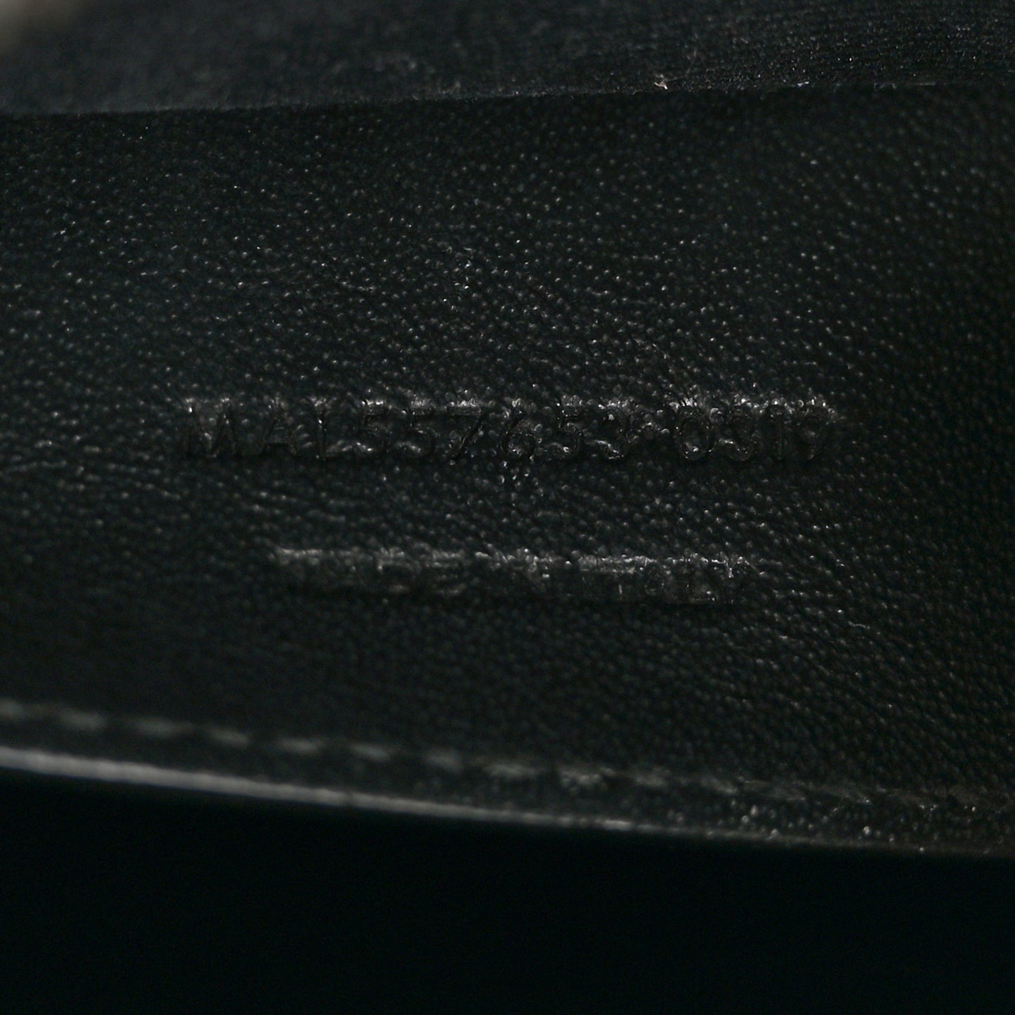 Croc Calfskin Embossed Medium Uptown Tote Black