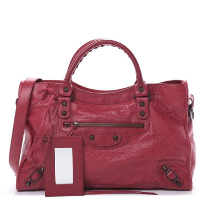 Balenciaga Agneau Classic Hardware City Rubisse 1 of 13