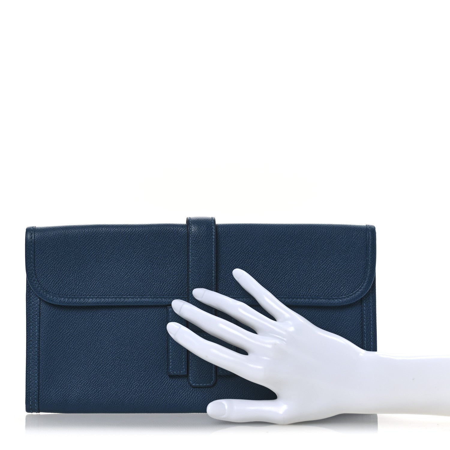 Hermes Epsom Jige Elan 29 Clutch Bleu Thalassa 2 of 9
