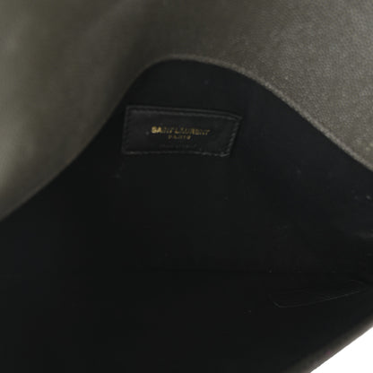 Saint Laurent Grain De Poudre Uptown Pouch Pebble 5 of 8