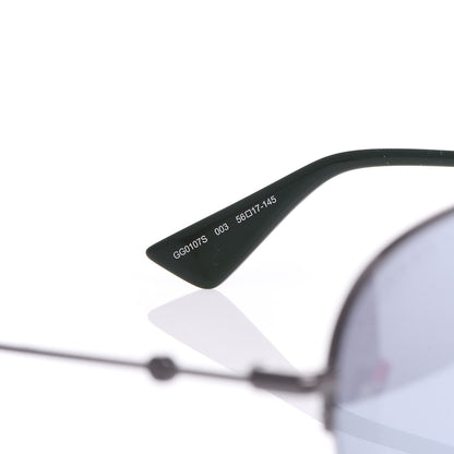 Gucci Aviator Sunglasses GG0107/S Green Red 6 of 7