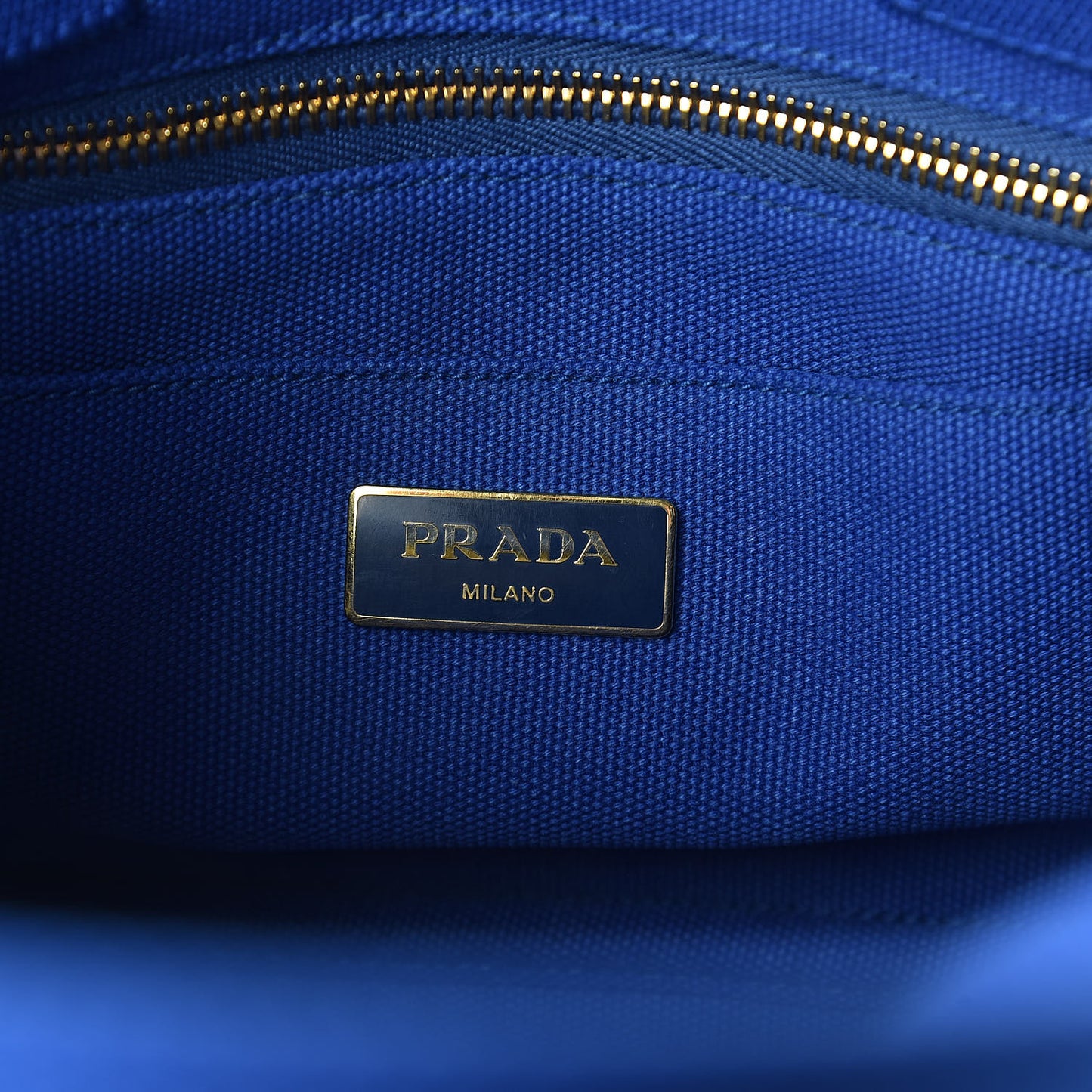 Canapa Small Logo Tote Cobalto