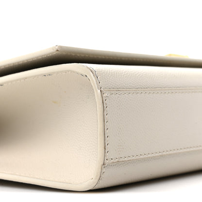 Saint Laurent Grain De Poudre Medium Classic Monogram Kate Satchel Crema Soft 9 of 10