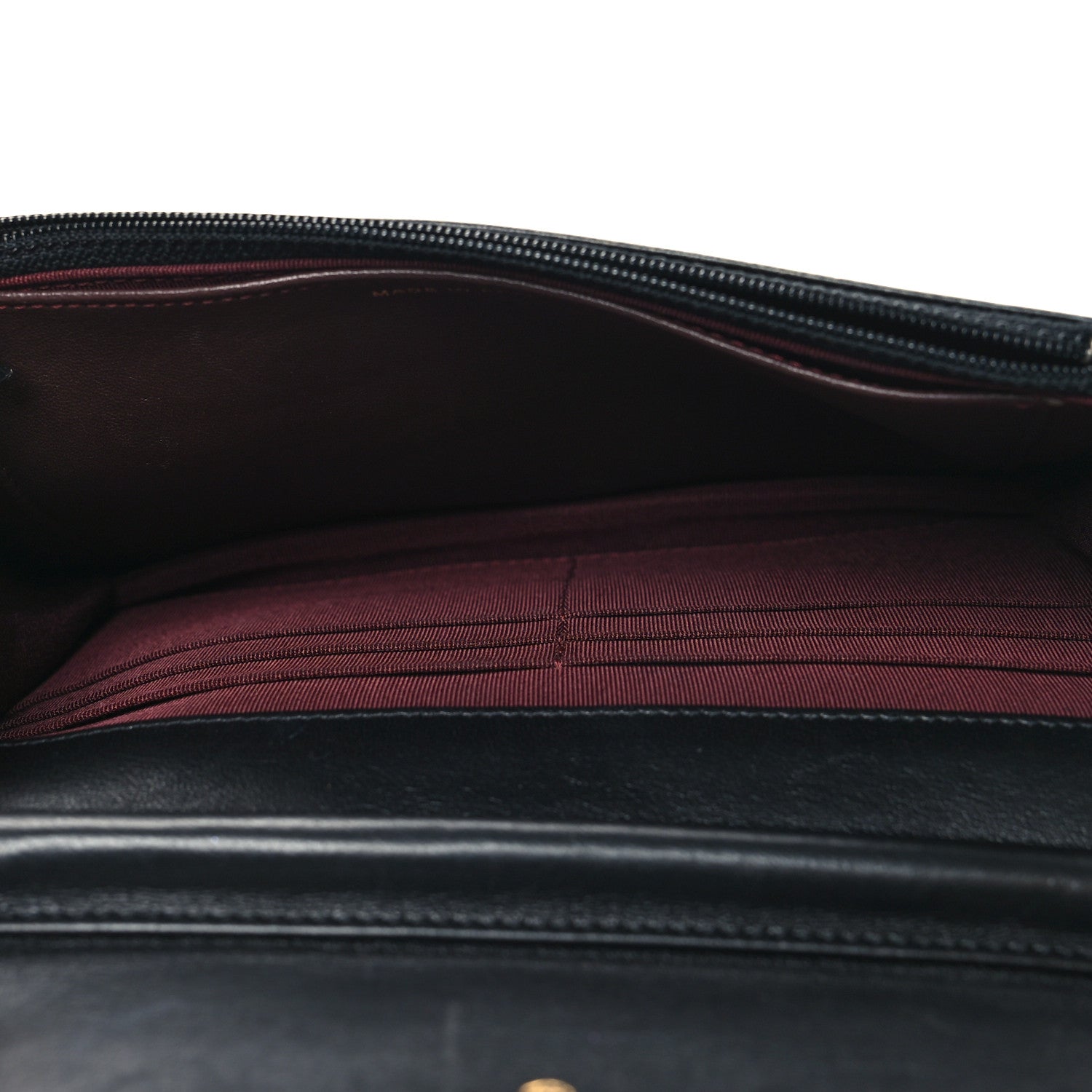 Chanel Lambskin Quilted Wallet On Chain WOC Black 5 of 13