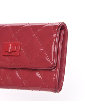 Chanel Patent Quilted Reissue Flap Card Holder Pink 9 of 11