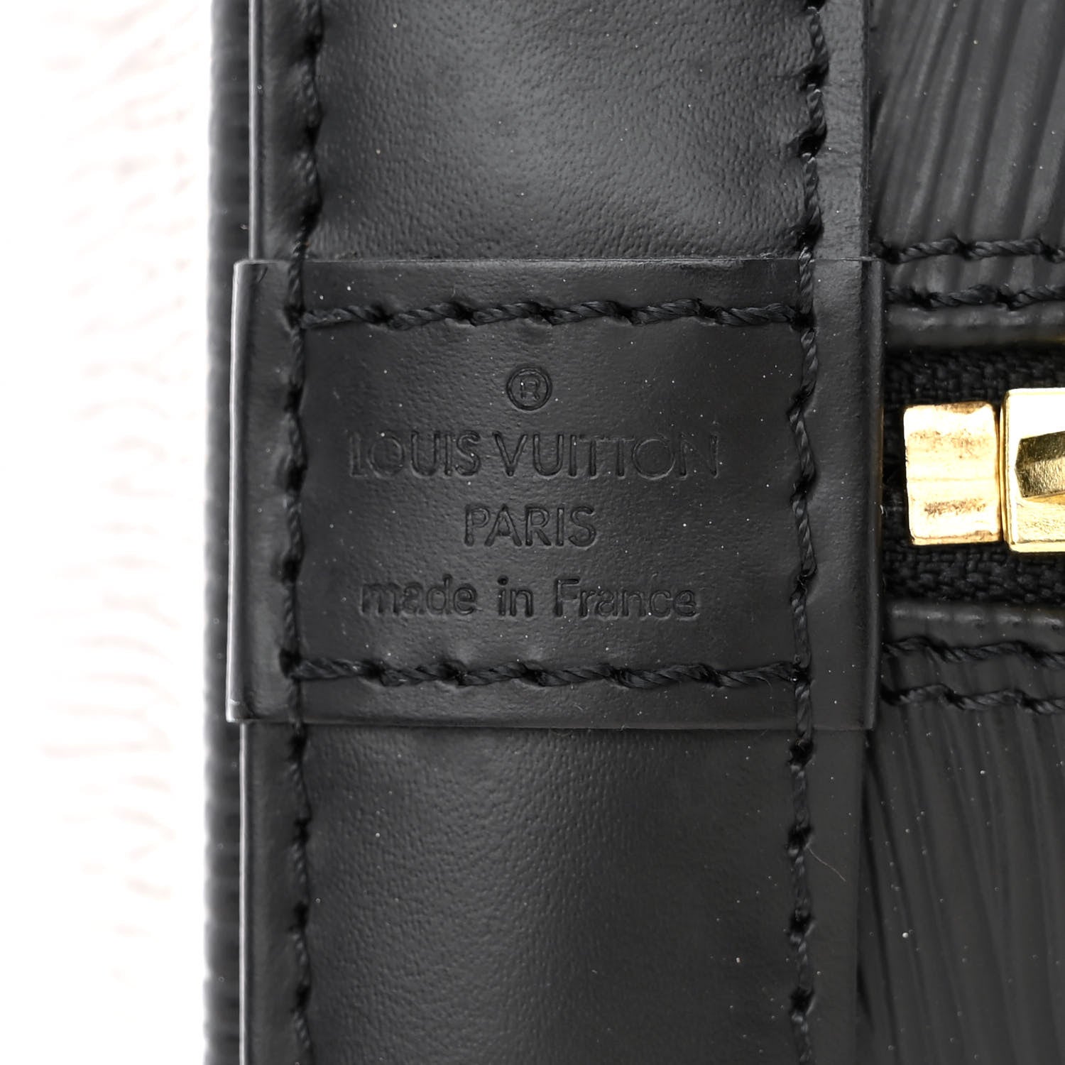 Louis Vuitton Epi Alma PM Black 6 of 11