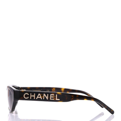 Chanel Rectangle Sunglasses 71280 Dark Tortoise Brown 3 of 8