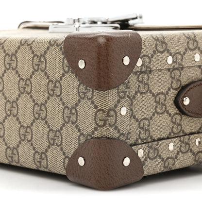 Gucci GG Supreme Monogram Globe-Trotter Beauty Case Brown 8 of 12