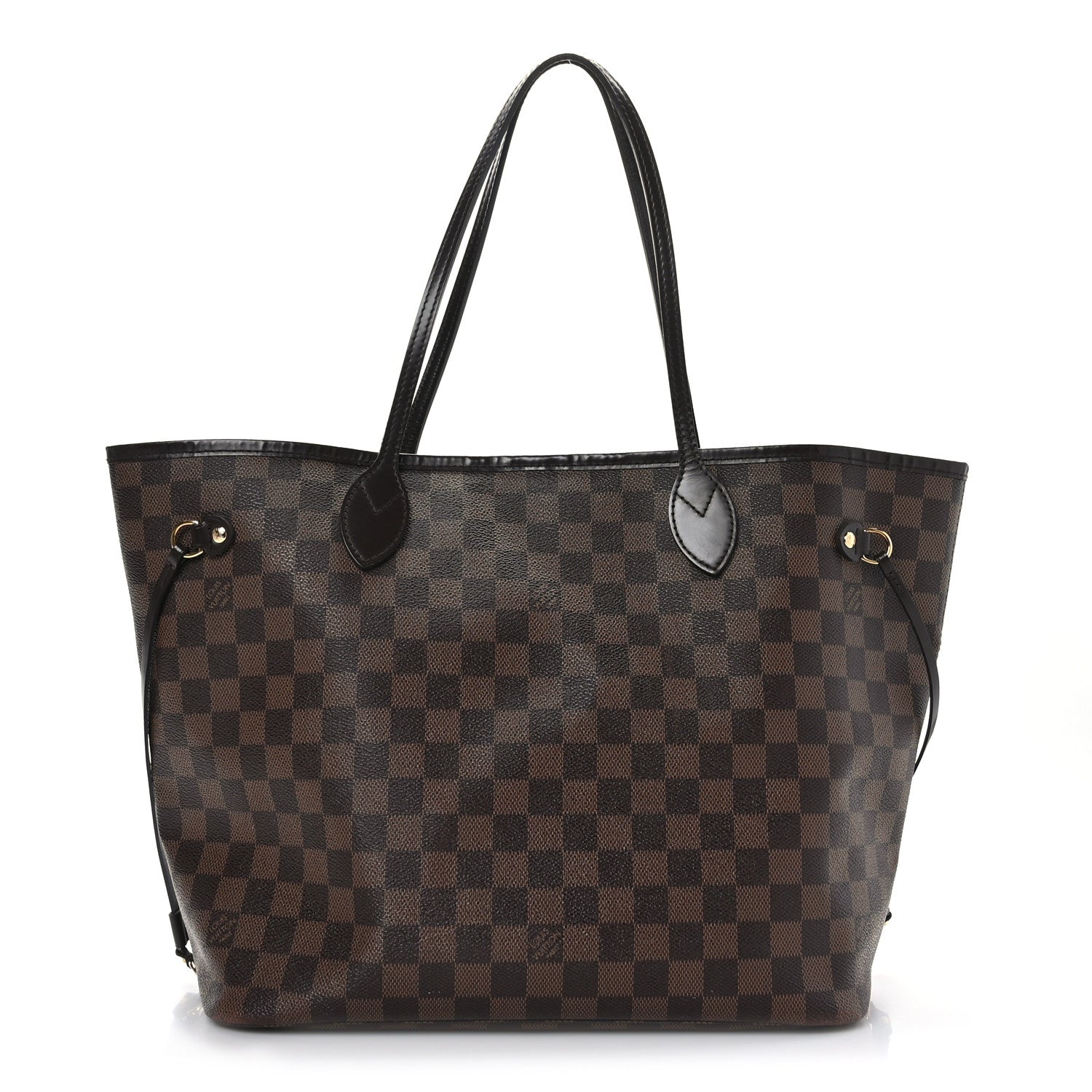 Louis Vuitton Damier Ebene Neo Neverfull MM Rose Ballerine 1 of 10
