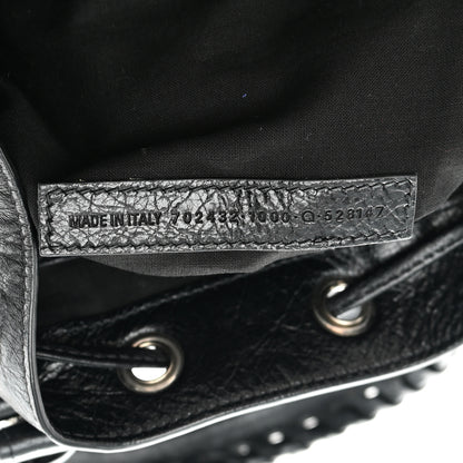 Balenciaga Agneau Arena Small Le Cagole Bucket Bag Black 7 of 11