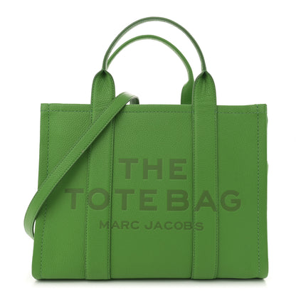 Marc Jacobs Grained Calfskin Medium The Tote Bag Kiwi 1 of 12