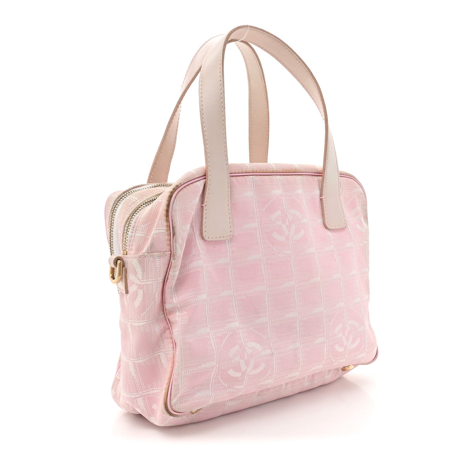 Chanel Nylon Small Travel Tote Pink 3 of 21