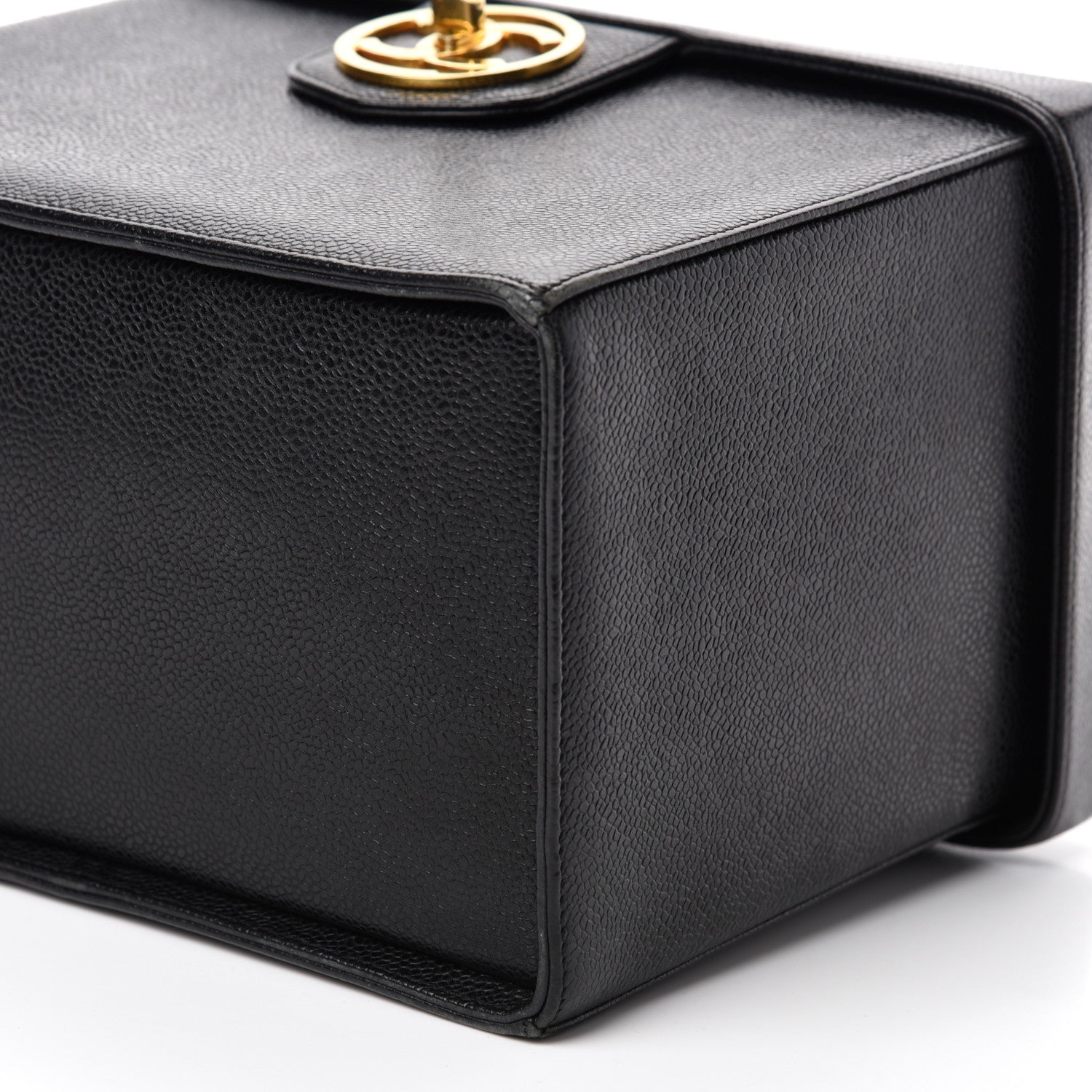 Chanel Caviar Vanity Train Case Black 6 of 15