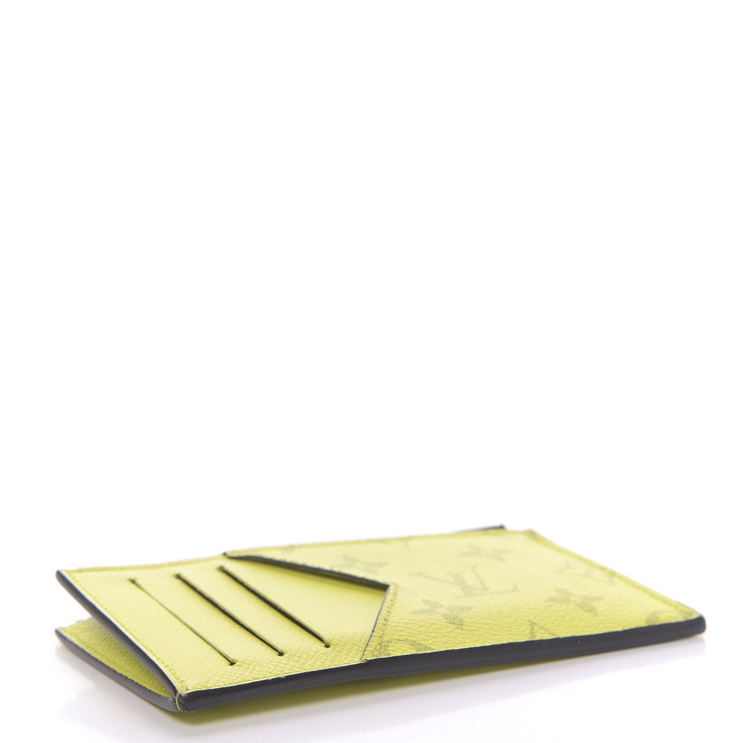 Monogram Taiga Coin Card Holder Yellow