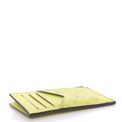 Louis Vuitton Monogram Taiga Coin Card Holder Yellow 4 of 7