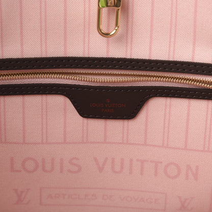 Louis Vuitton Damier Ebene Neo Neverfull MM Rose Ballerine 5 of 10