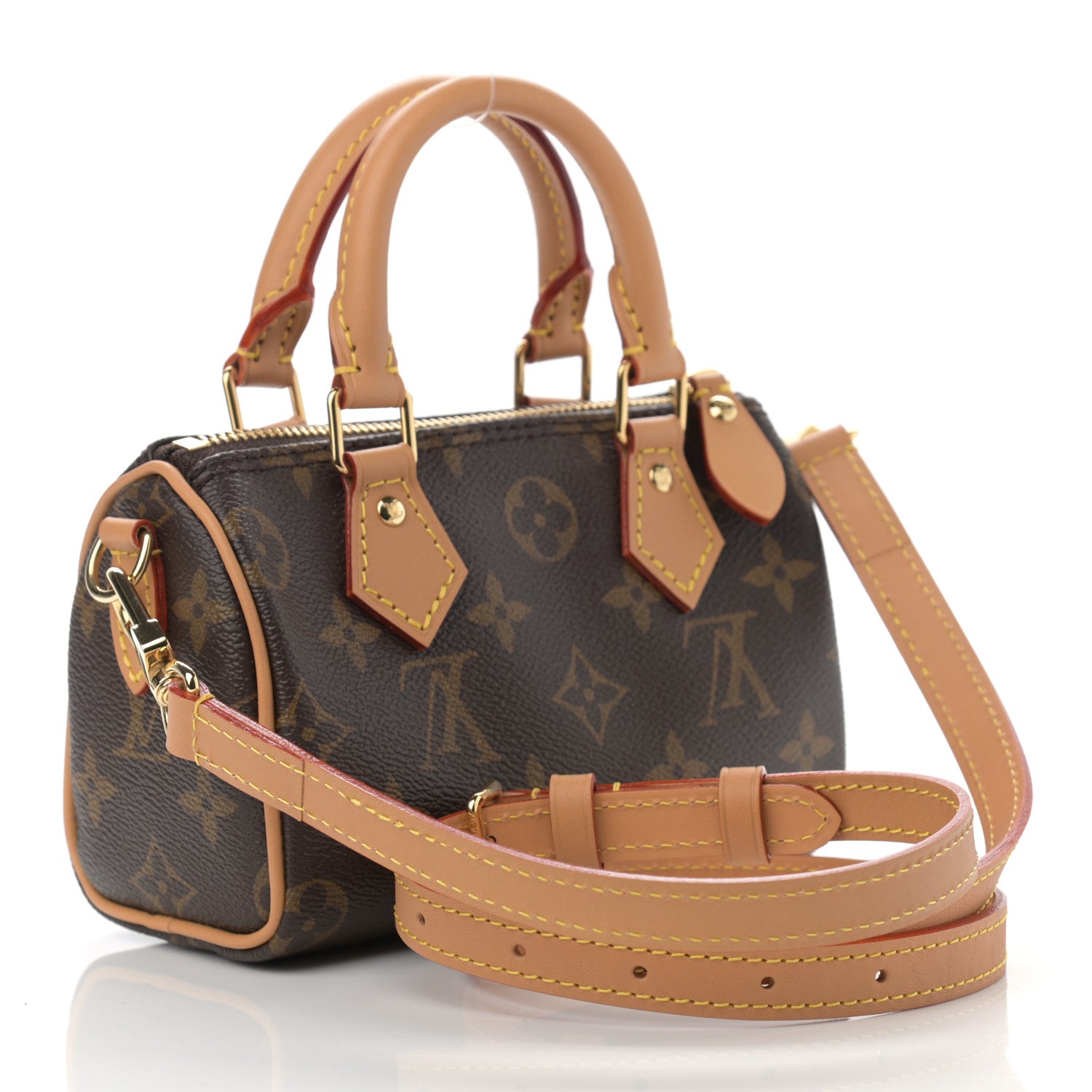 Louis Vuitton Monogram Nano Speedy Bandouliere 3 of 11