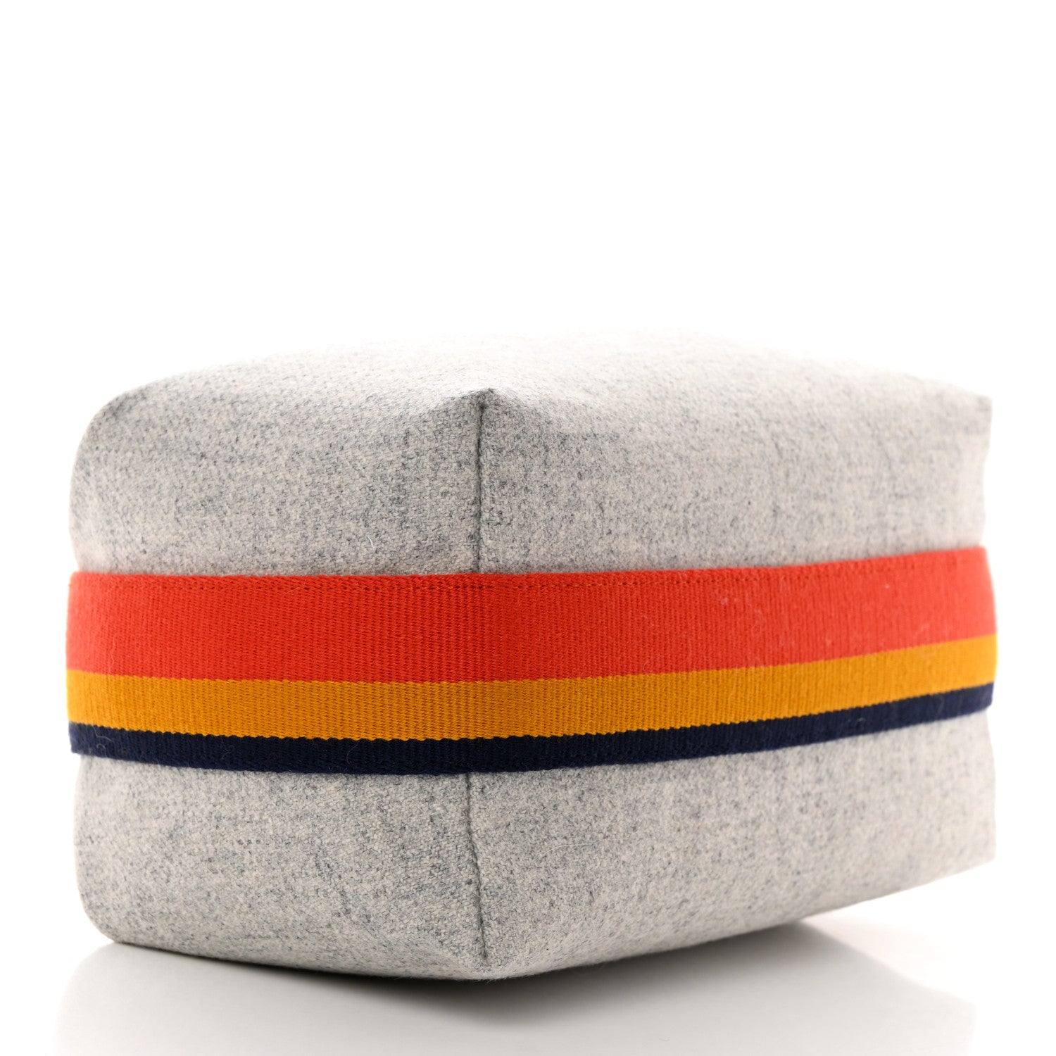 Hermes Canvas Small Bride-A-Brac Pouch Gris Flanelle 4 of 7