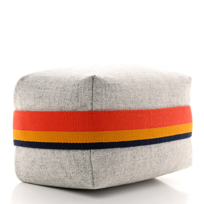 Hermes Canvas Small Bride-A-Brac Pouch Gris Flanelle 4 of 7