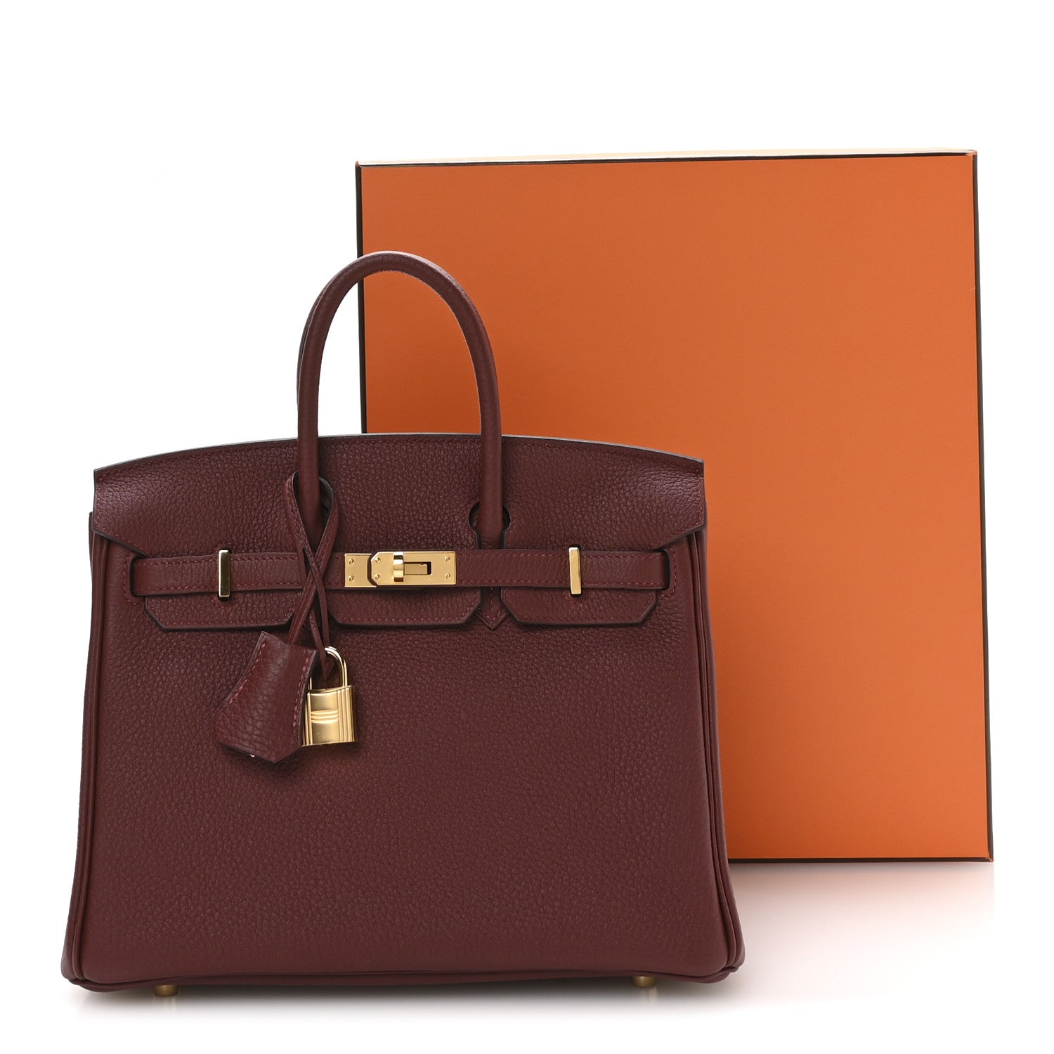 Hermes Togo Birkin 25 Rouge H 18 of 19