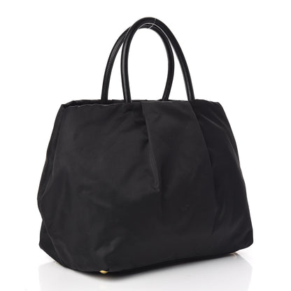 Prada Nylon Tessuto Fiocco Bow Tote Black 3 of 10