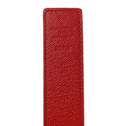 Louis Vuitton Monogram 30mm LV Initiales Reversible Belt 90 36 Coquelicot 7 of 9