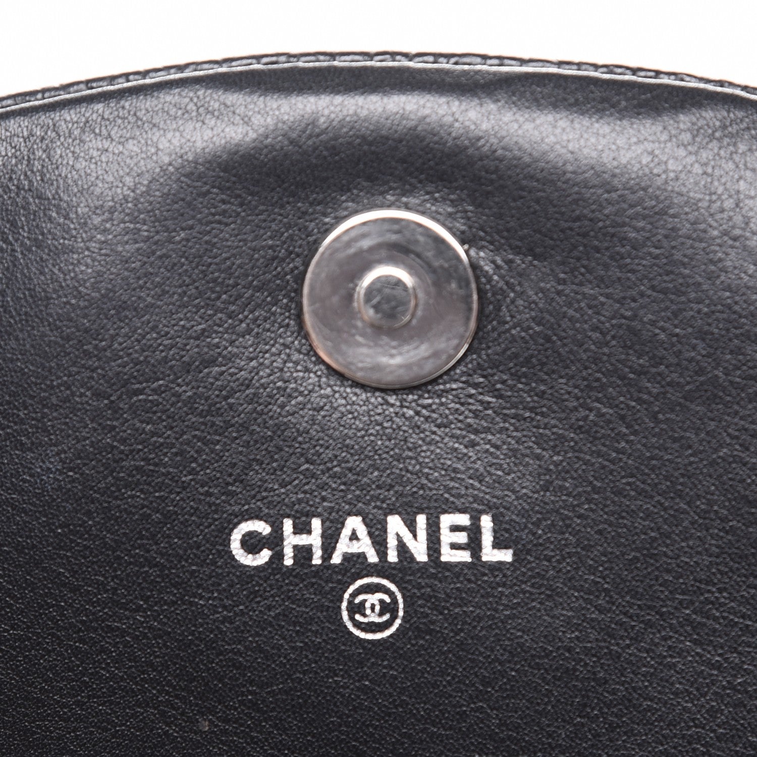 Chanel Caviar Half Moon Wallet On Chain WOC Black 6 of 8