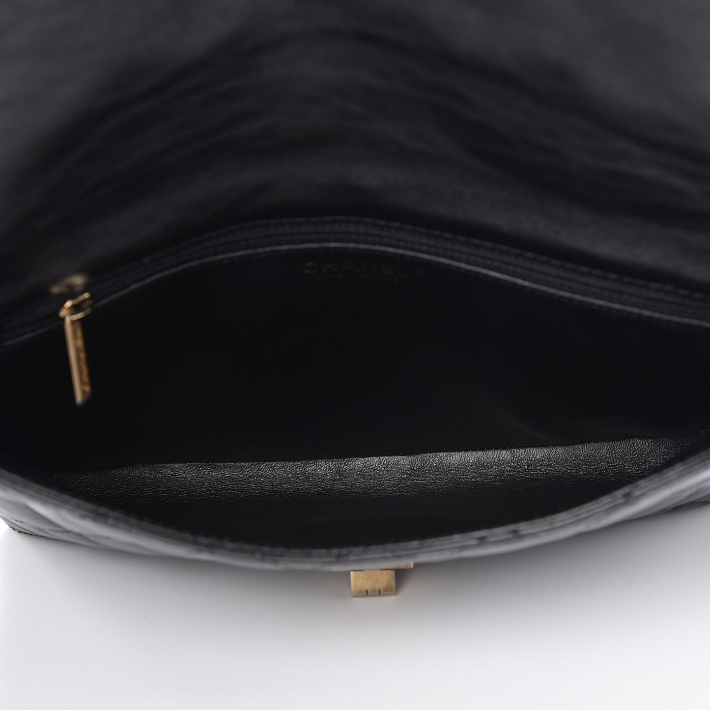 Aged Calfskin Quilted Reissue 2.55 Clutch Black