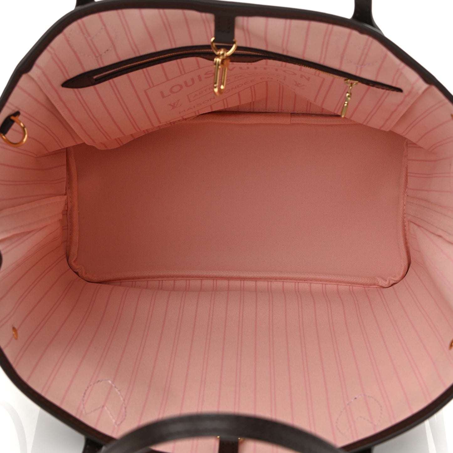 Damier Ebene Neo Neverfull MM Rose Ballerine