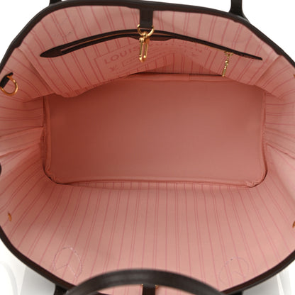 Louis Vuitton Damier Ebene Neo Neverfull MM Rose Ballerine 5 of 10
