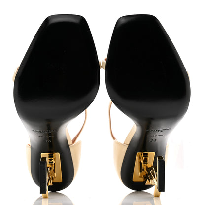 Saint Laurent Calfskin 110 Opyum Sandals 36 Real Beige 5 of 9