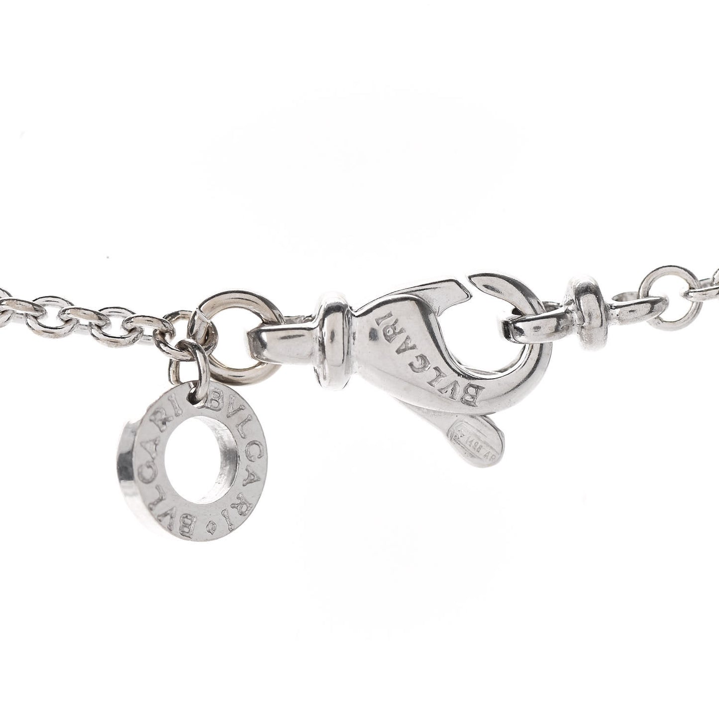 18K White Gold B.Zero1 Pendant Necklace