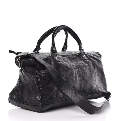 Balenciaga Agneau Classic Hardware S Squash Boston Black 4 of 18