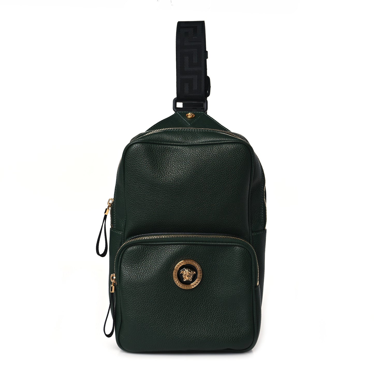 Calfskin Sling Bag Dark Green