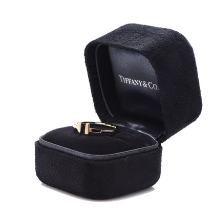 Tiffany 18K Yellow Gold T Wire Ring 56 7.5 5 of 5