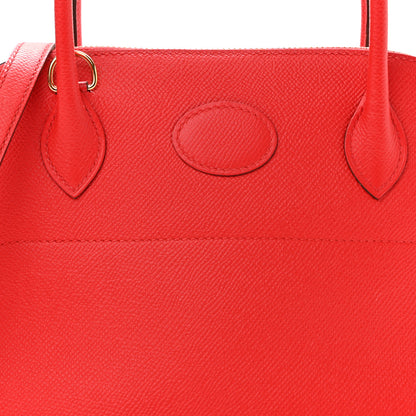 Hermes Epsom Bolide 27 Rouge De Coeur 8 of 10
