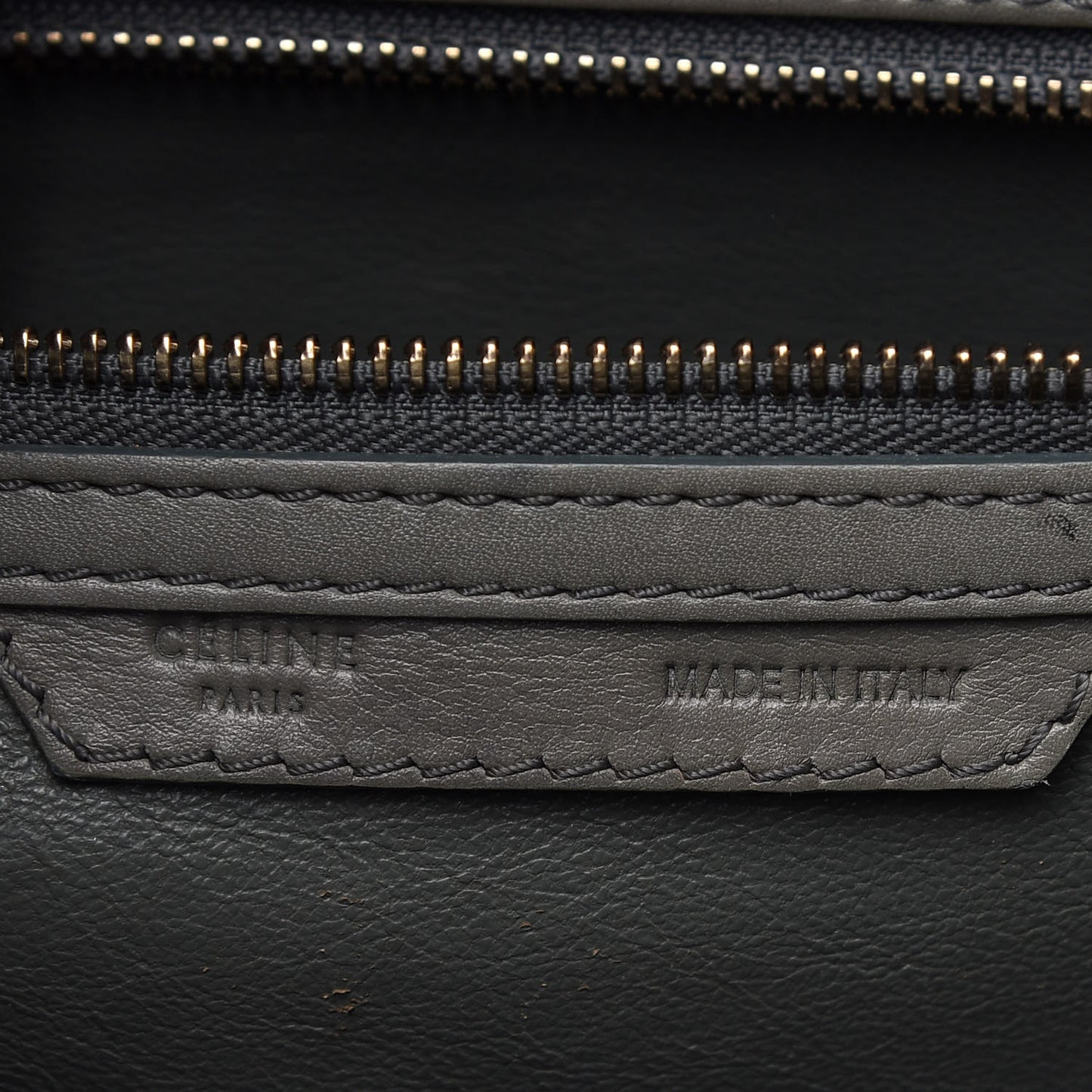 Smooth Calfskin Mini Luggage Grey