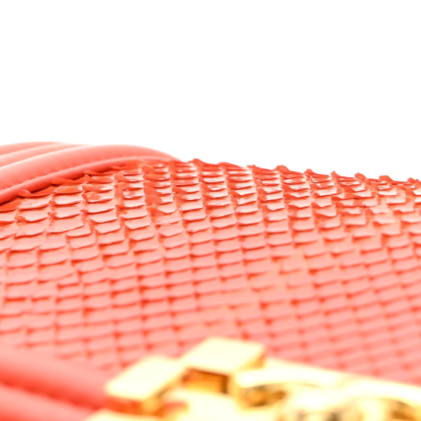 Snakeskin Medium Boy Flap Red