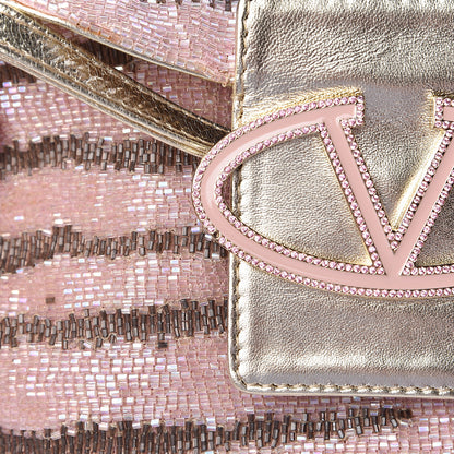 Valentino Garavani Sequin Shoulder Bag Pink 13 of 13