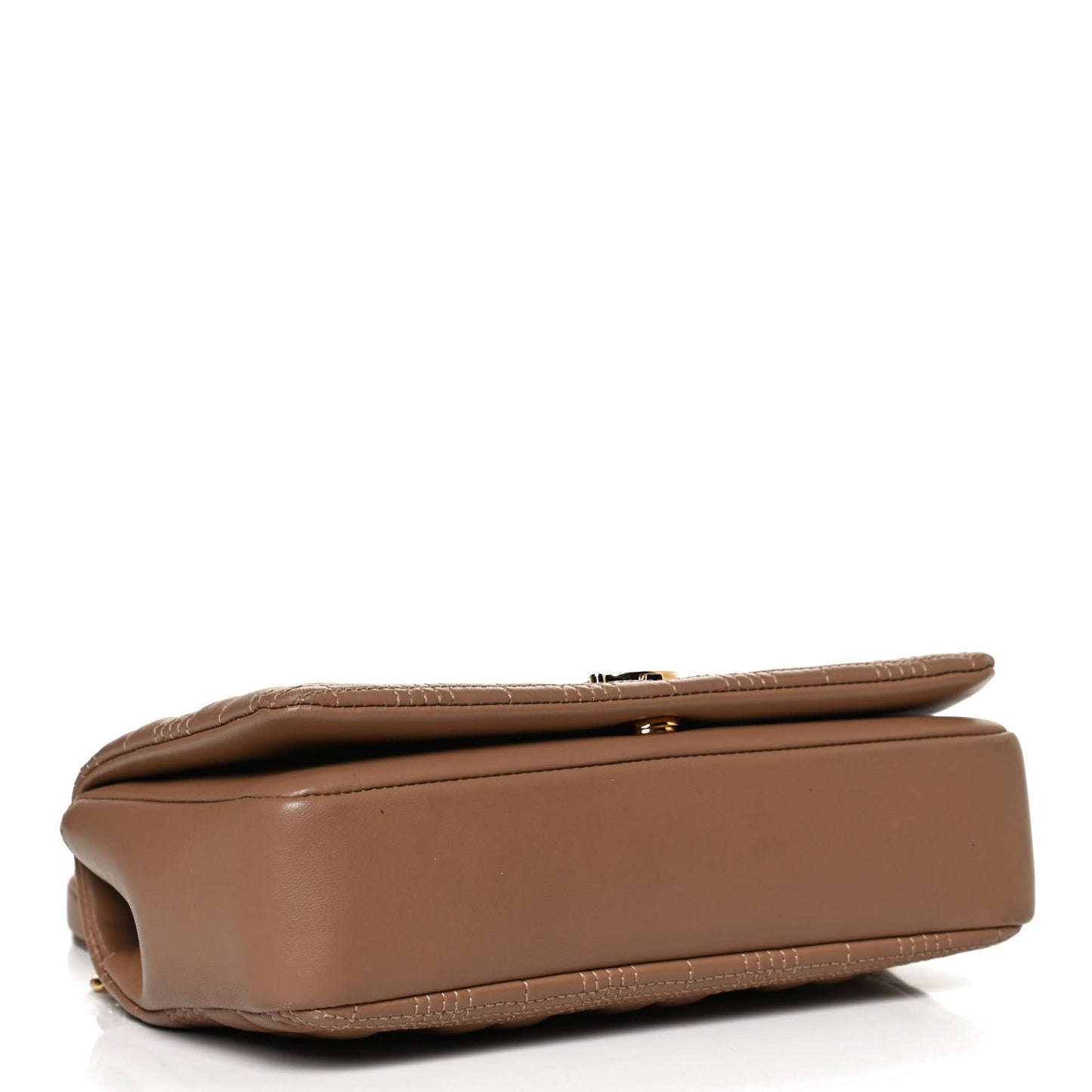 Lambskin Quilted Small Lola Bag Camel