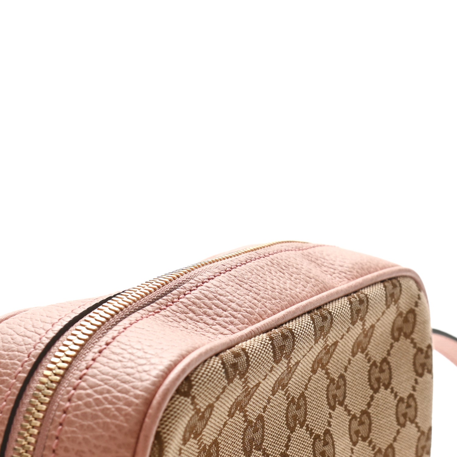 Gucci Monogram Mini Bree Messenger Bag Beige Soft Pink 14 of 15