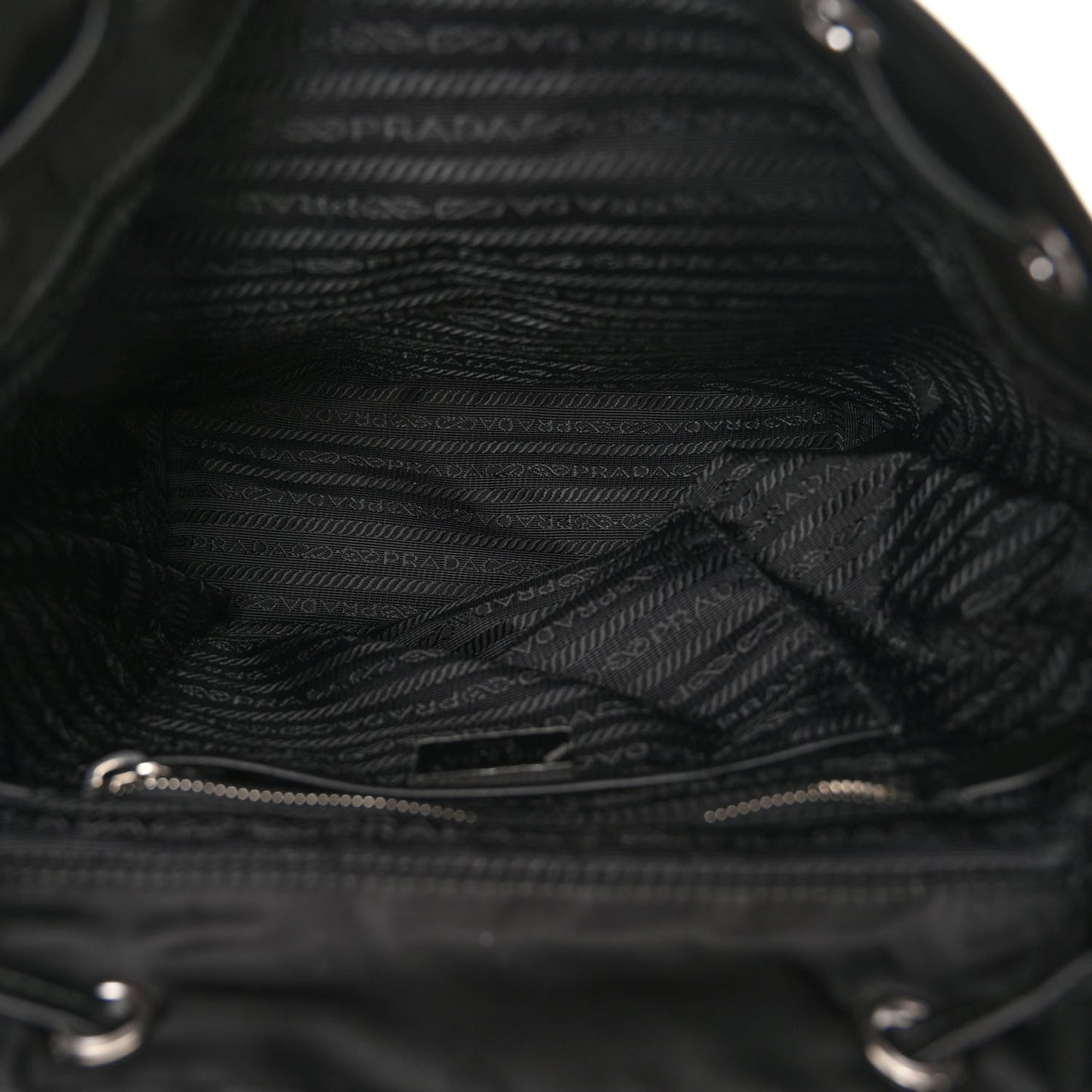 Tessuto Nylon Vitello Backpack Black