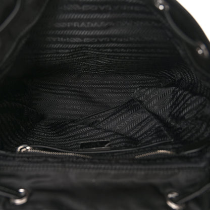 Prada Tessuto Nylon Vitello Backpack Black 6 of 11