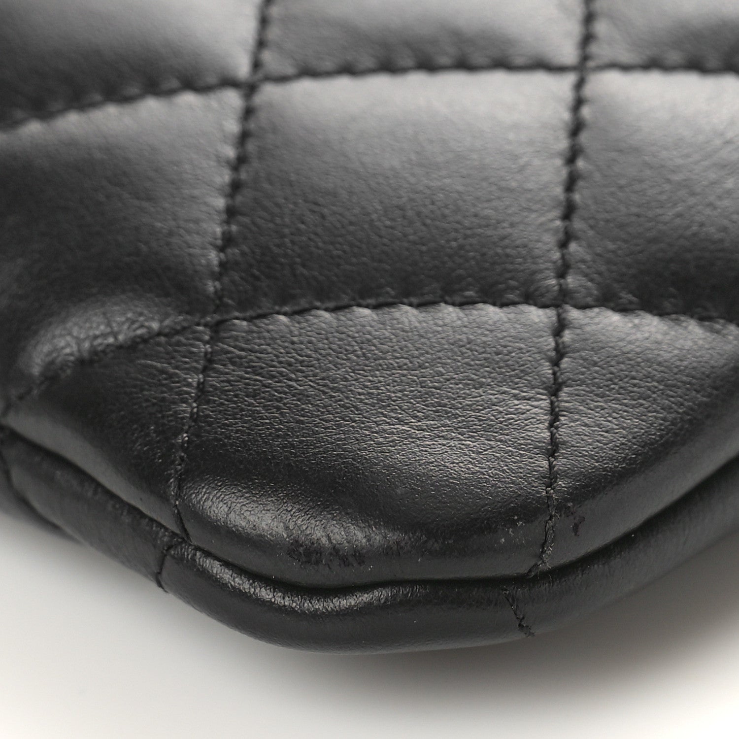 Chanel Lambskin Quilted Crossbody Bag Black 9 of 9