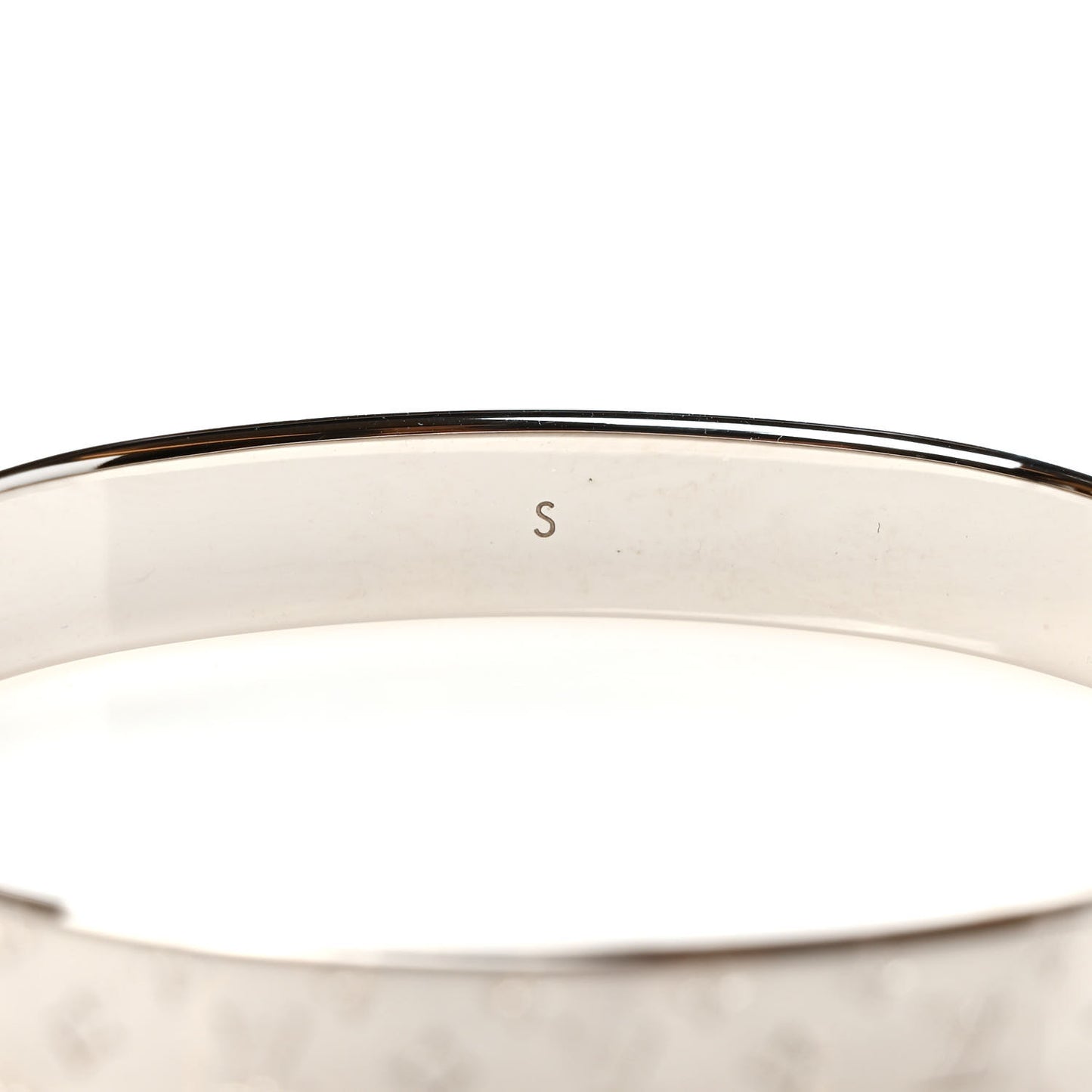 Palladium Monogram Nanogram Cuff S Silver
