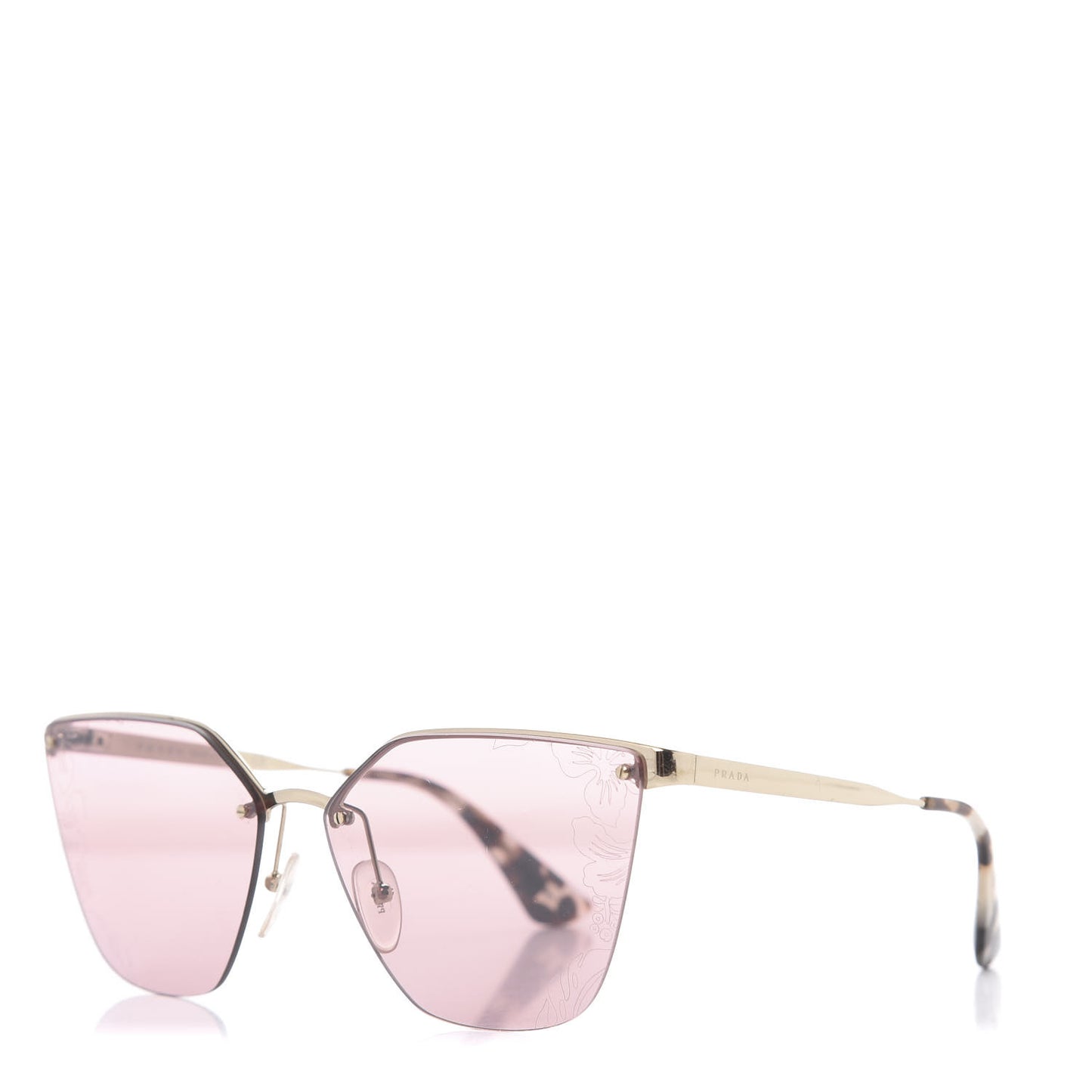 Cat Eye Sunglasses SPR 68T Pink Gold