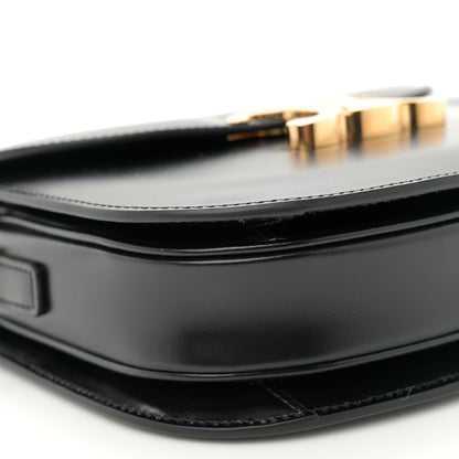 Celine Shiny Calfskin Besace Clea Triomphe Black 9 of 10