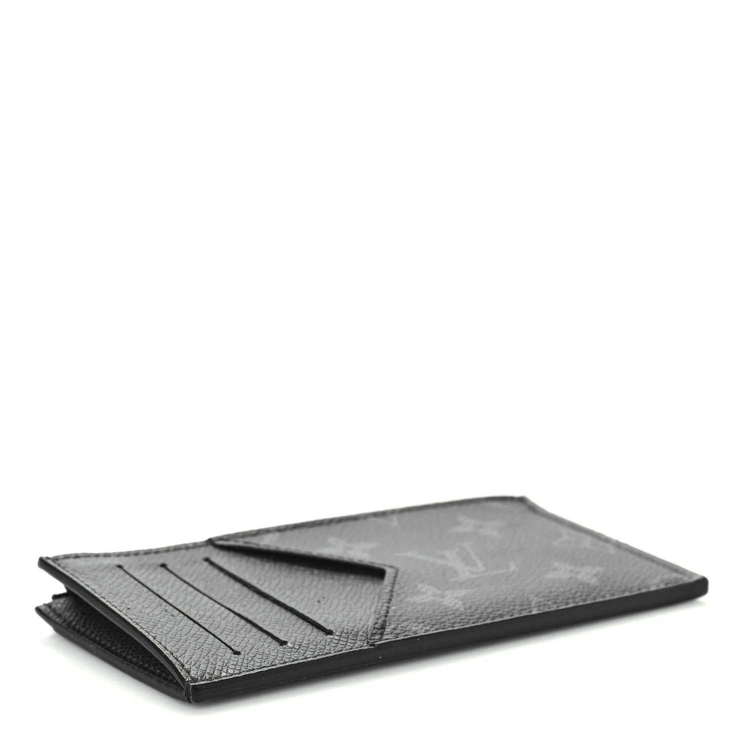 Louis Vuitton Monogram Eclipse Taiga Coin Card Holder 4 of 8