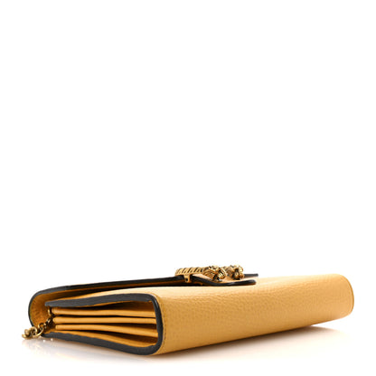 Gucci Calfskin Garden Dionysus Chain Wallet Yellow 4 of 14