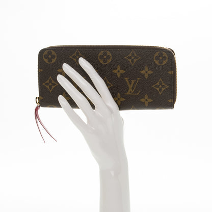 Louis Vuitton Monogram Clemence Wallet Fuchsia 2 of 7